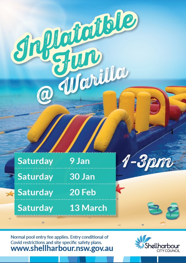 the fold illawarra inflatable fun at warilla pool