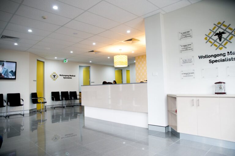 the fold illawarra wollongong medical specialists reception 768x512