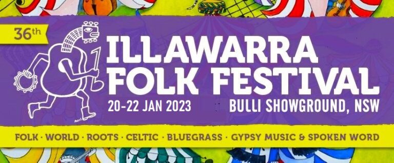 the fold illawarra illawarra folk festival 2023 bulli showground 768x318